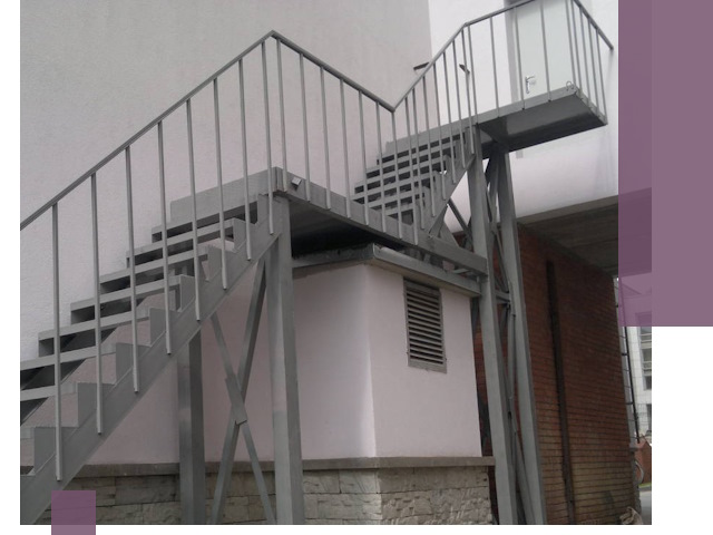 Монтаж пожарных лестниц под ключ в Устях-Джегуте с гарантией качества