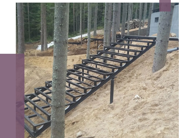 Монтаж металлических лестниц в Устях-Джегуте от 13413 руб. 