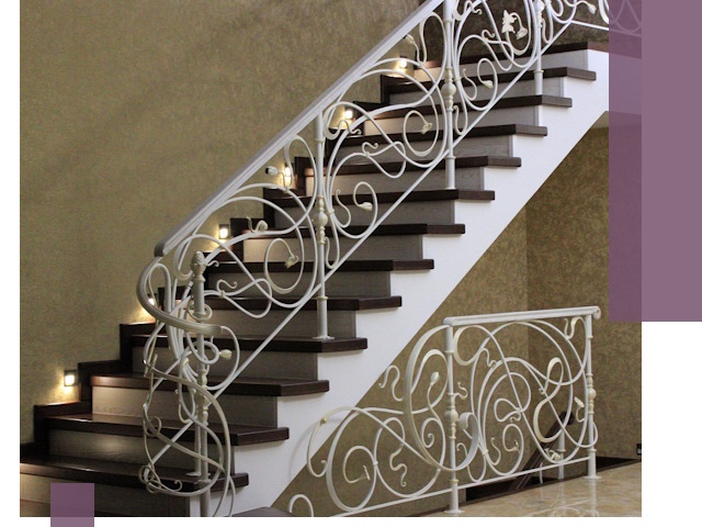 Кованые лестницы под ключ в Устях-Джегуте — изготовление и монтаж