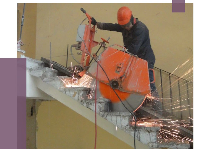 Демонтаж бетонных лестниц в Устях-Джегуте от 4555 руб. за м2 | ПРОЛЁТ-Стд