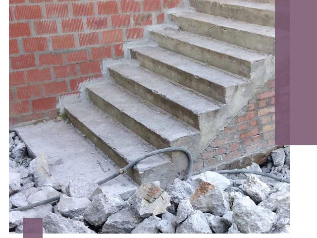 Демонтаж бетонных лестниц в Устях-Джегуте: быстро и безопасно