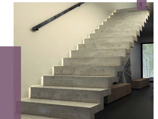 Облицовка бетонных лестниц в Устях-Джегуте от 4555 руб/м2 