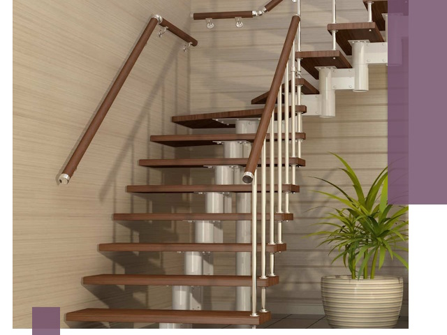 Изготовление модульных лестниц под ключ в Устях-Джегуте