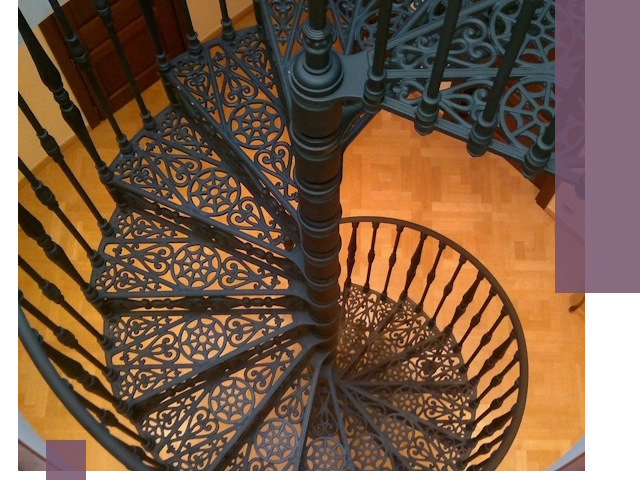 Винтовые лестницы под ключ в Устях-Джегуте: производство и монтаж