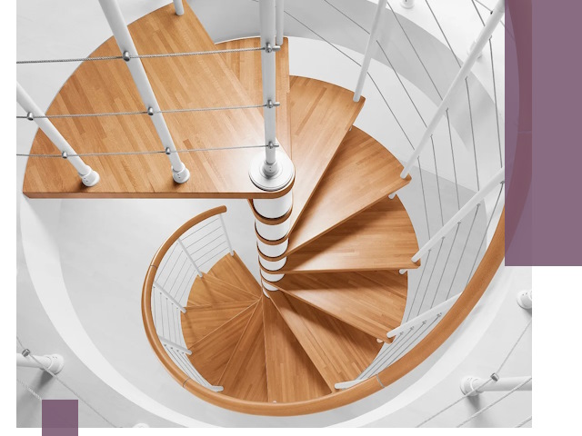 Изготовление винтовых лестниц под ключ в Устях-Джегуте