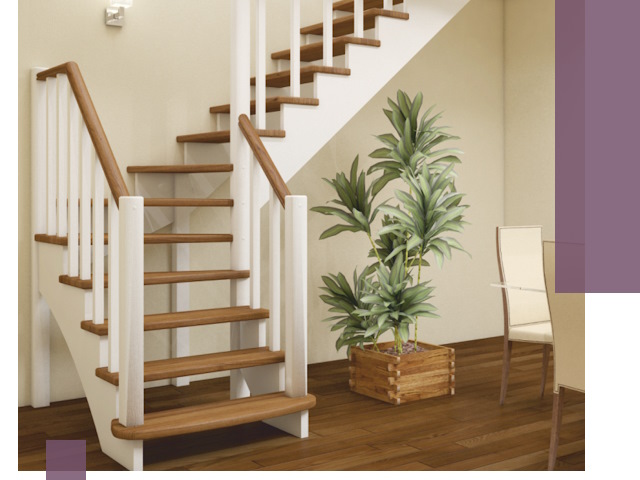 Г-образные лестницы под ключ в Устях-Джегуте — изготовление и монтаж