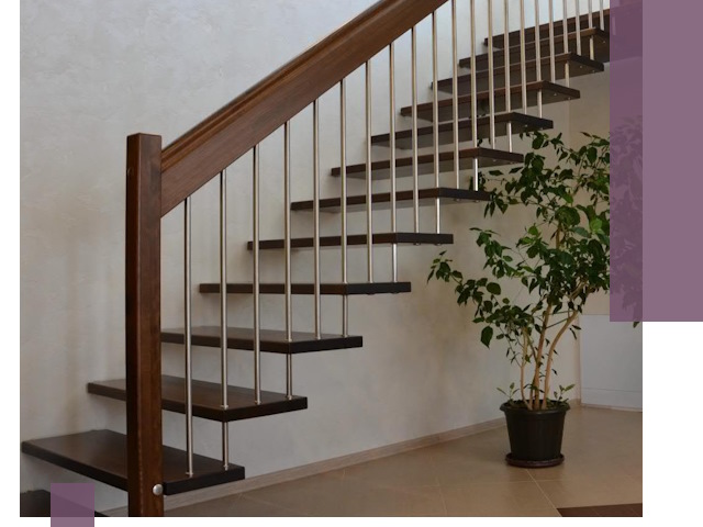 Лестницы на больцах под ключ в Устях-Джегуте – изготовление и монтаж