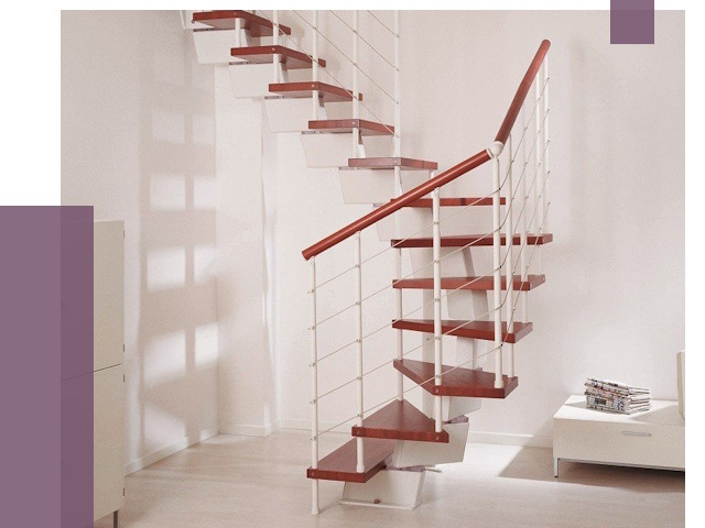 Изготовление лестниц на больцах в Устях-Джегуте от 9617 руб. | ПРОЛЁТ-Стд