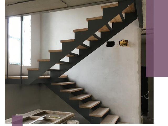 Изготовление лестниц на металлокаркасе в Устях-Джегуте от производителя