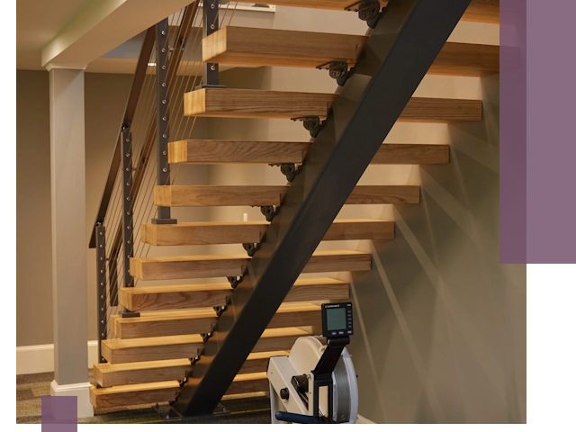 Лестницы на монокосоурах под ключ в Устях-Джегуте - изготовление и монтаж