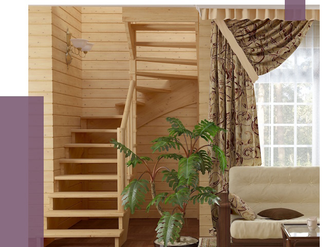 Лестницы для дачи в Устях-Джегуте от 75163 руб.  | ПРОЛЁТ-Стд