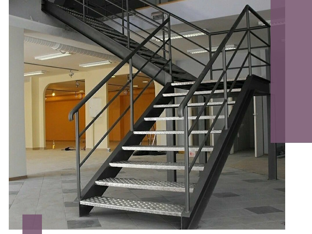 Лестницы для офиса в Устях-Джегуте: изготовление, монтаж, демонтаж