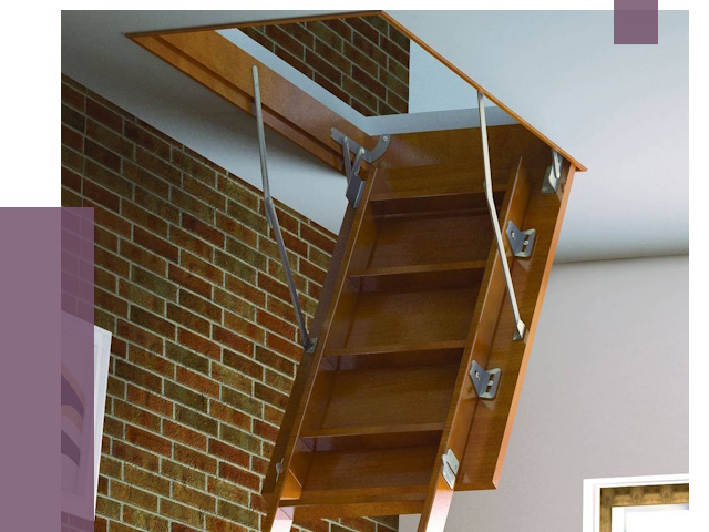 Установка чердачной лестницы в Устях-Джегуте от 7744 руб. | ПРОЛЁТ-Стд