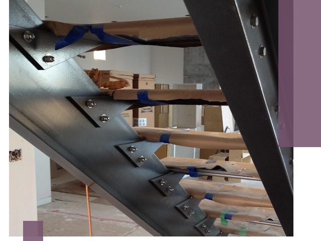 Усиление лестничных конструкций и усиление опор в Устях-Джегуте