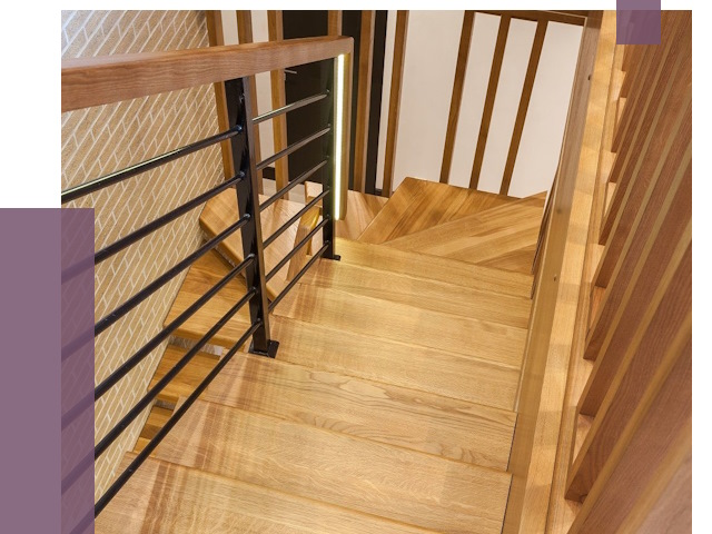 Лестницы из ясеня в Устях-Джегуте под ключ от 9921 руб. 