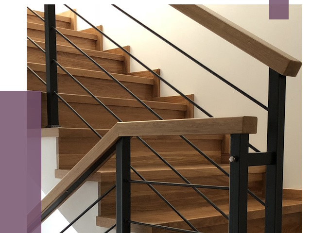 Обшивка металлической лестницы деревом в Устях-Джегуте от 4302 руб. 