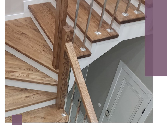 Обшивка металлических лестниц под ключ в Устях-Джегуте