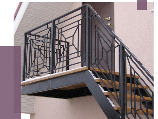 Металлические перила в Устях-Джегуте от 4252 руб.  | ПРОЛЁТ-Стд