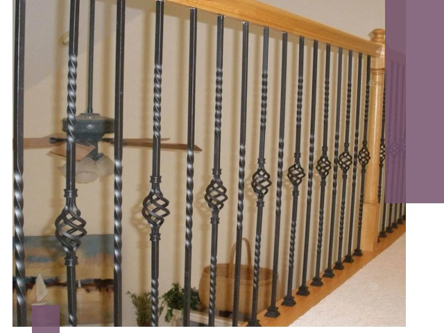 Изготовление и монтаж кованных перил в Устях-Джегуте под ключ