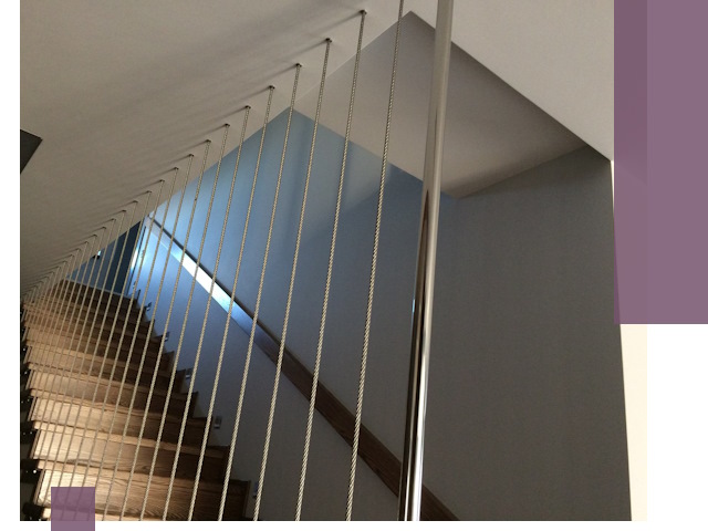 Тросовые перила под ключ в Устях-Джегуте — производство и монтаж