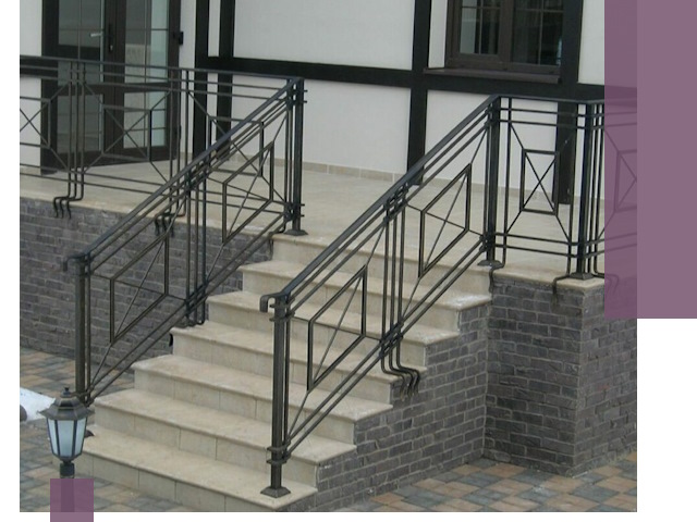 Перила для крыльца в Устях-Джегуте — монтаж, изготовление и установка