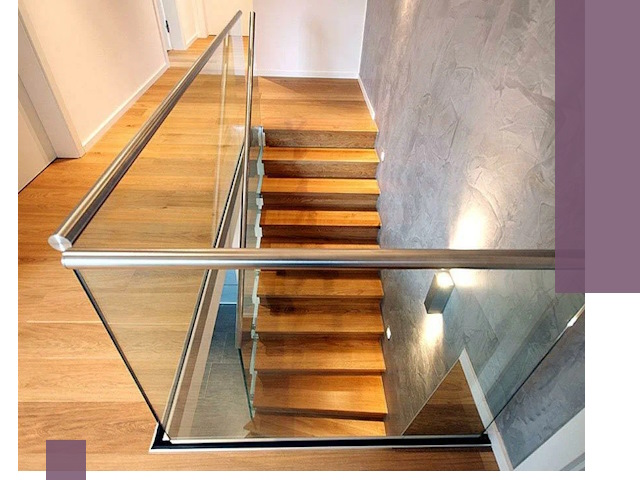 Перила для лестницы в доме — изготовление и монтаж в Устях-Джегуте