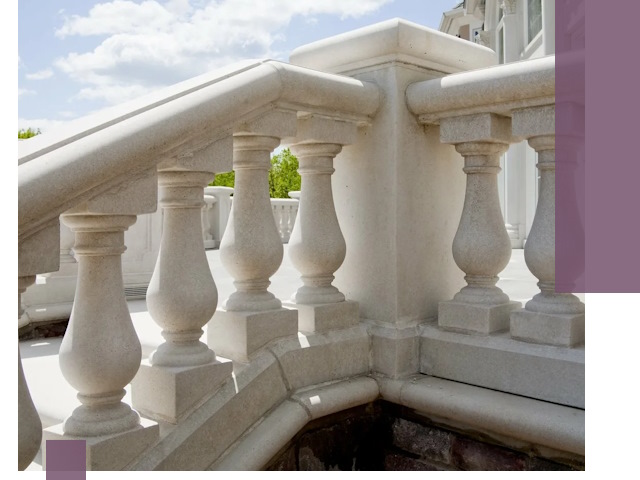 Балюстрады из металла и камня под ключ в Устях-Джегуте