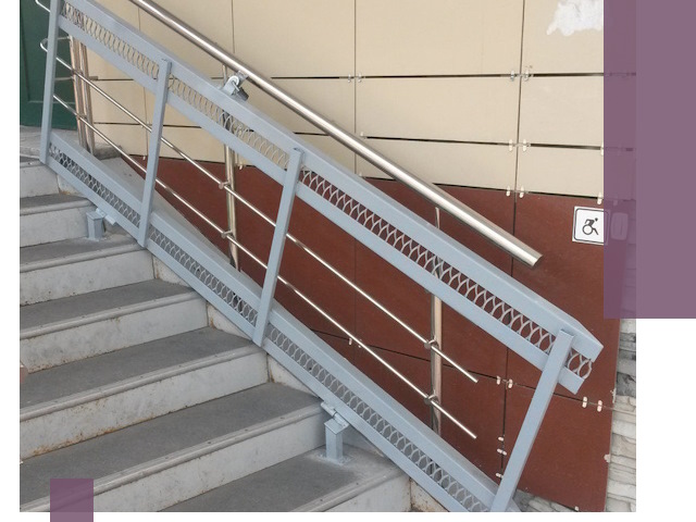 Изготовление откидных пандусов под ключ в Устях-Джегуте