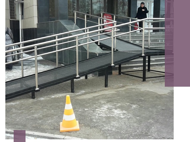 Стационарные пандусы под ключ в Устях-Джегуте — изготовление и монтаж