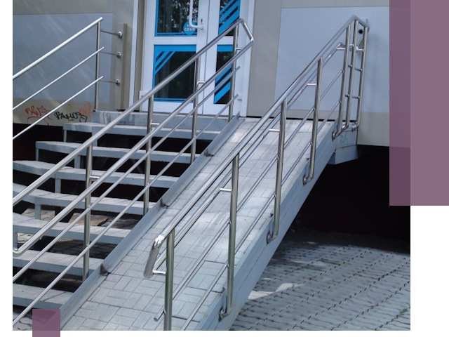 Пандус на крыльцо под ключ в Устях-Джегуте: монтаж и изготовление