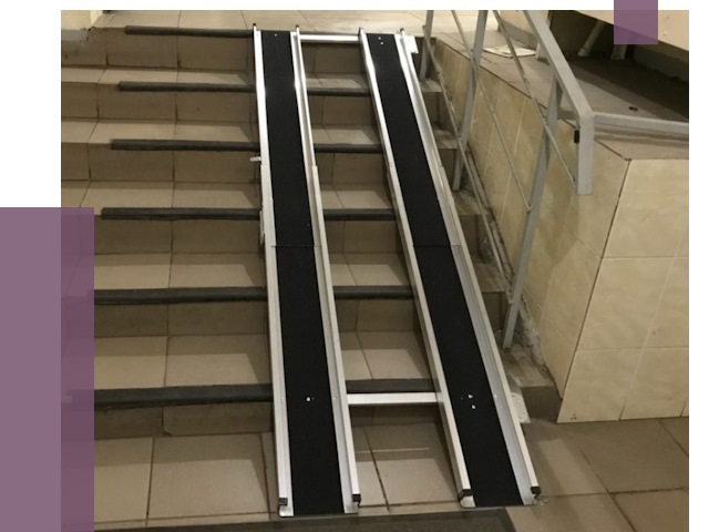 Установка пандуса в подъезд в Устях-Джегуте от 7896 руб. под ключ | ПРОЛЁТ-Стд