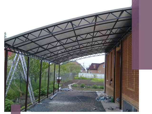 Профессиональный монтаж навесов под ключ в Устях-Джегуте