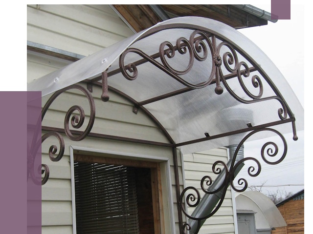 Изготовление козырьков в Устях-Джегуте от 7289 руб. — заказать | ПРОЛЁТ-Стд