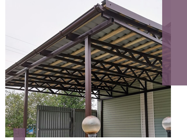 Навесы под ключ в Устях-Джегуте: изготовление, монтаж и гарантия