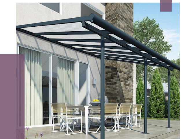 Навесы пристенные в Устях-Джегуте от 9009 руб. — монтаж и установка | ПРОЛЁТ-Стд