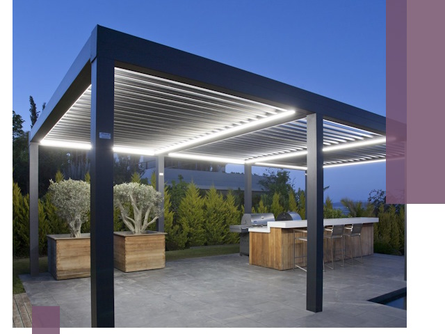 Навесы отдельно стоящие под ключ в Устях-Джегуте из металла и поликарбоната