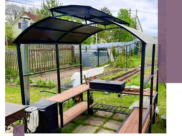 Навесы для барбекю в Устях-Джегуте: изготовление, монтаж и демонтаж