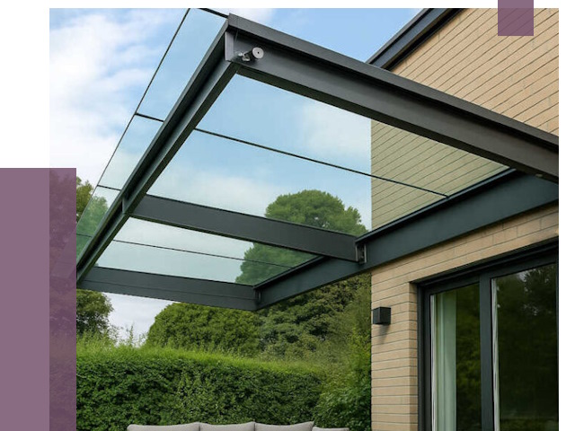 Стеклянные навесы и козырьки в Устях-Джегуте от 12148 руб.