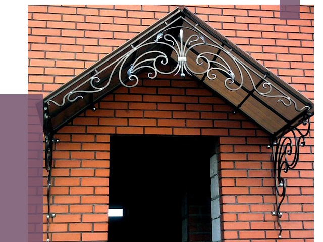 Металлические козырьки в Устях-Джегуте от 10579 руб. 