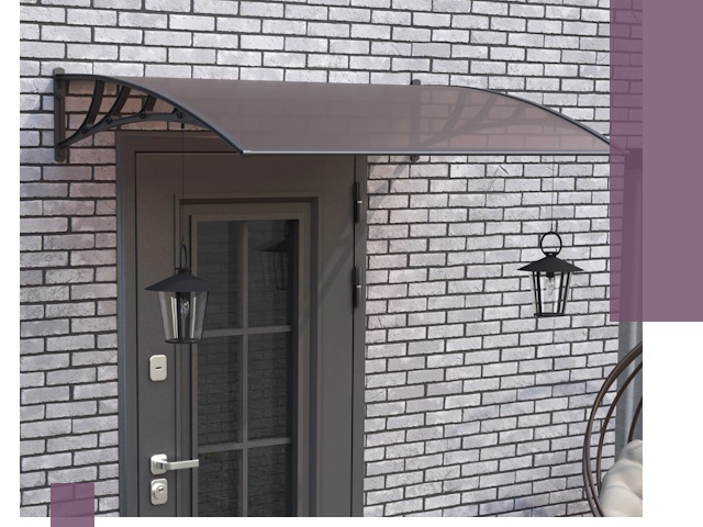 Недорогие козырьки и навесы под ключ в Устях-Джегуте