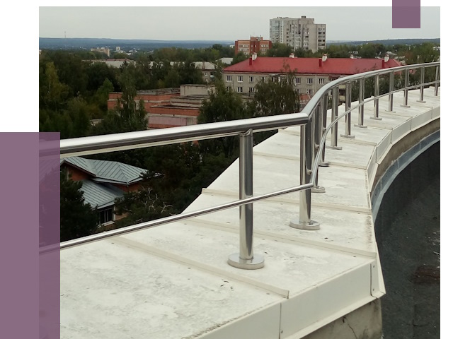 Парапеты и ограждения кровли в Устях-Джегуте от 4910 руб.