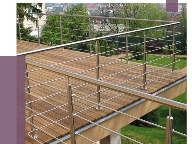 Алюминиевые парапеты в Устях-Джегуте под ключ от 7693 руб. 