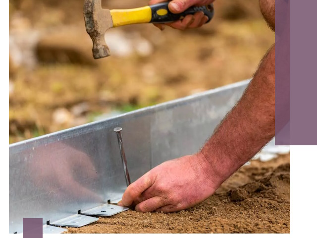 Монтаж металлических бордюров в Устях-Джегуте быстро и качественно