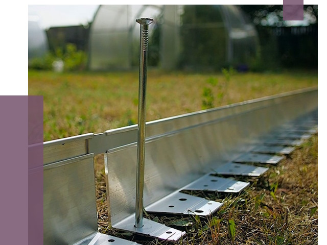 Металлические бордюры для газона в Устях-Джегуте от 4252 руб. | ПРОЛЁТ-Стд