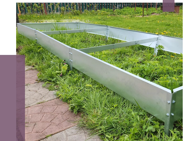 Металлические бордюры для грядок в Устях-Джегуте от 1772 руб. 