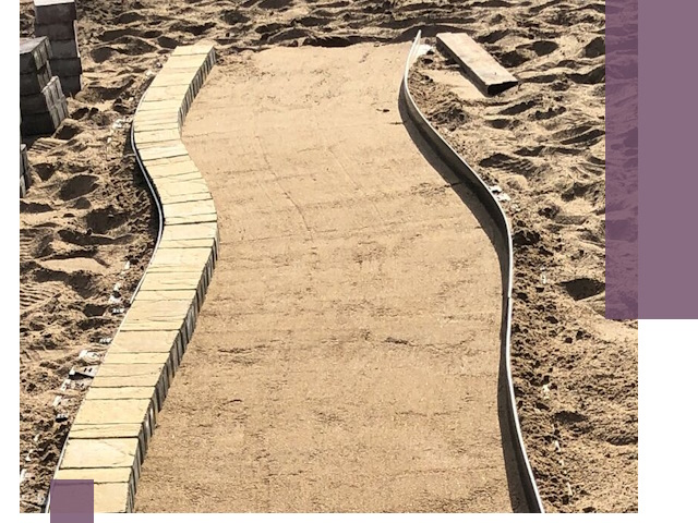 Металлические бордюры для тротуаров в Устях-Джегуте — прочные и долговечные