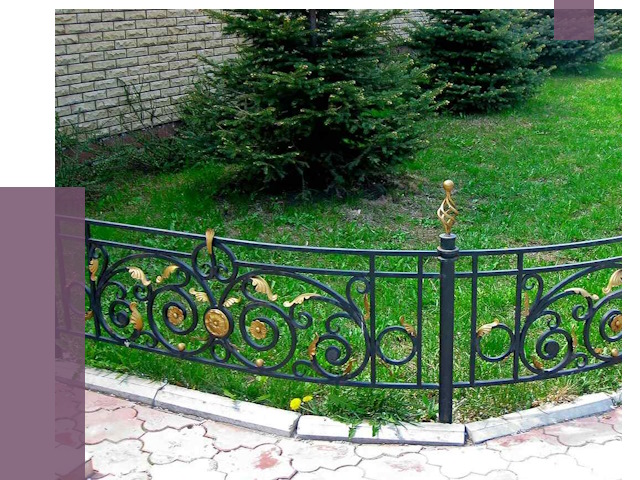 Кованые газонные ограждения в Устях-Джегуте от 7542 руб. — ПРОЛЁТ-Стд