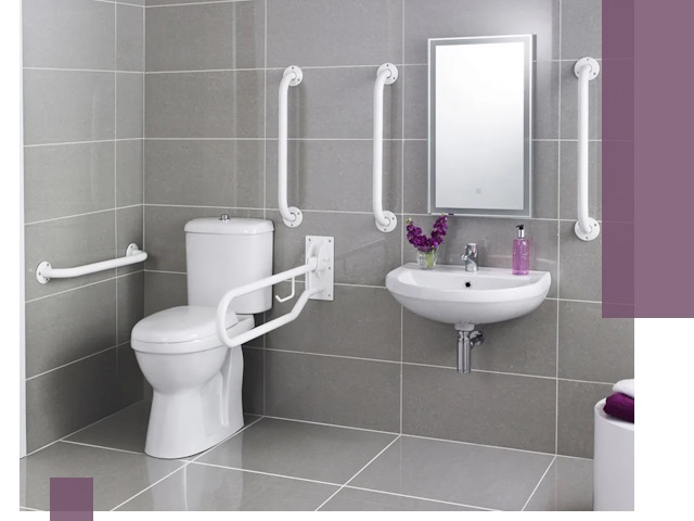 Поручни для санузлов в Устях-Джегуте: установка, ремонт и монтаж